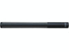 This is a photo of the Sanken CSR-2 microphone. It is shown on its side. The microphone is black.